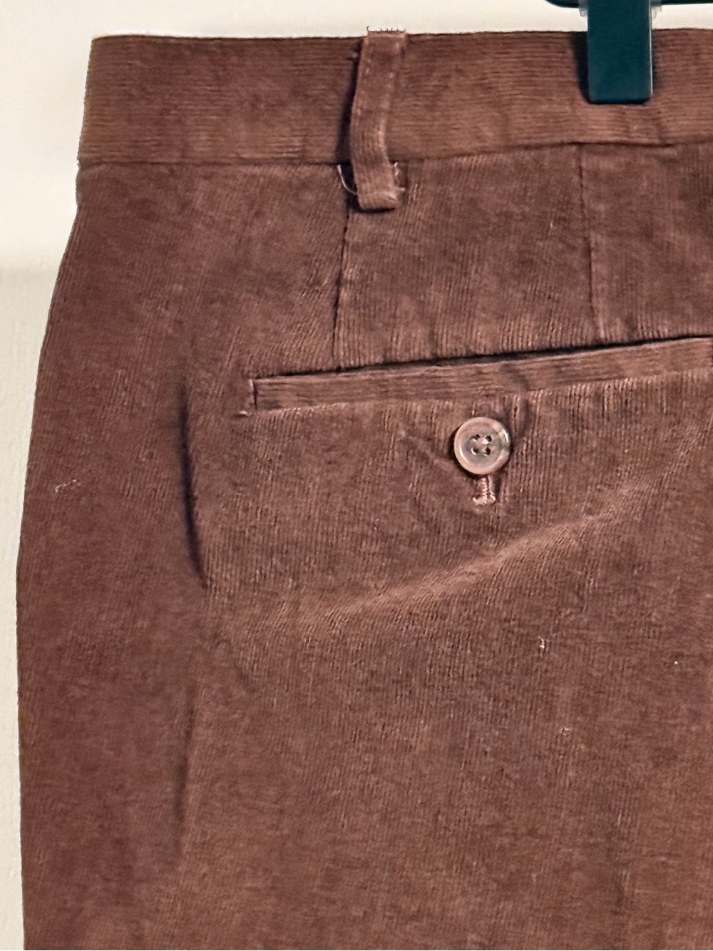 Lauren Ralph Lauren Men’s 46x32 Brown Wide Wale Corduroy Pants Straight Leg - Picture 9 of 12